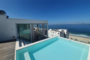 HR.136 - Maravilhosa cobertura triplex para alugar em Ipanema com vista mar e piscina